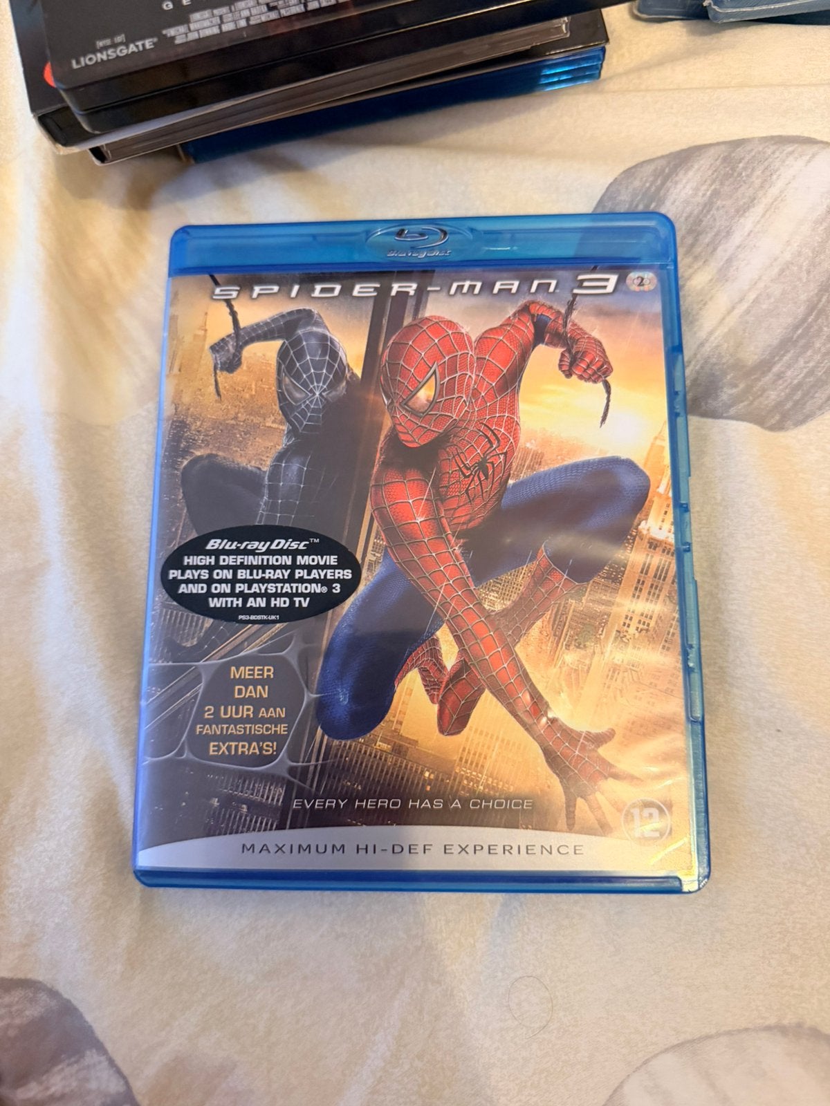 Spider-Man 3 Blu-Ray, Cd's en Dvd's, Blu-ray, Ophalen of Verzenden, Zo goed als nieuw, Actie