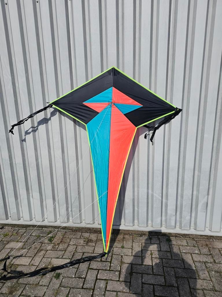 Grote Lange Jan Vlieger - 195x150 cm, Gebruikt, Onbekend, Ophalen of Verzenden, Eenlijns