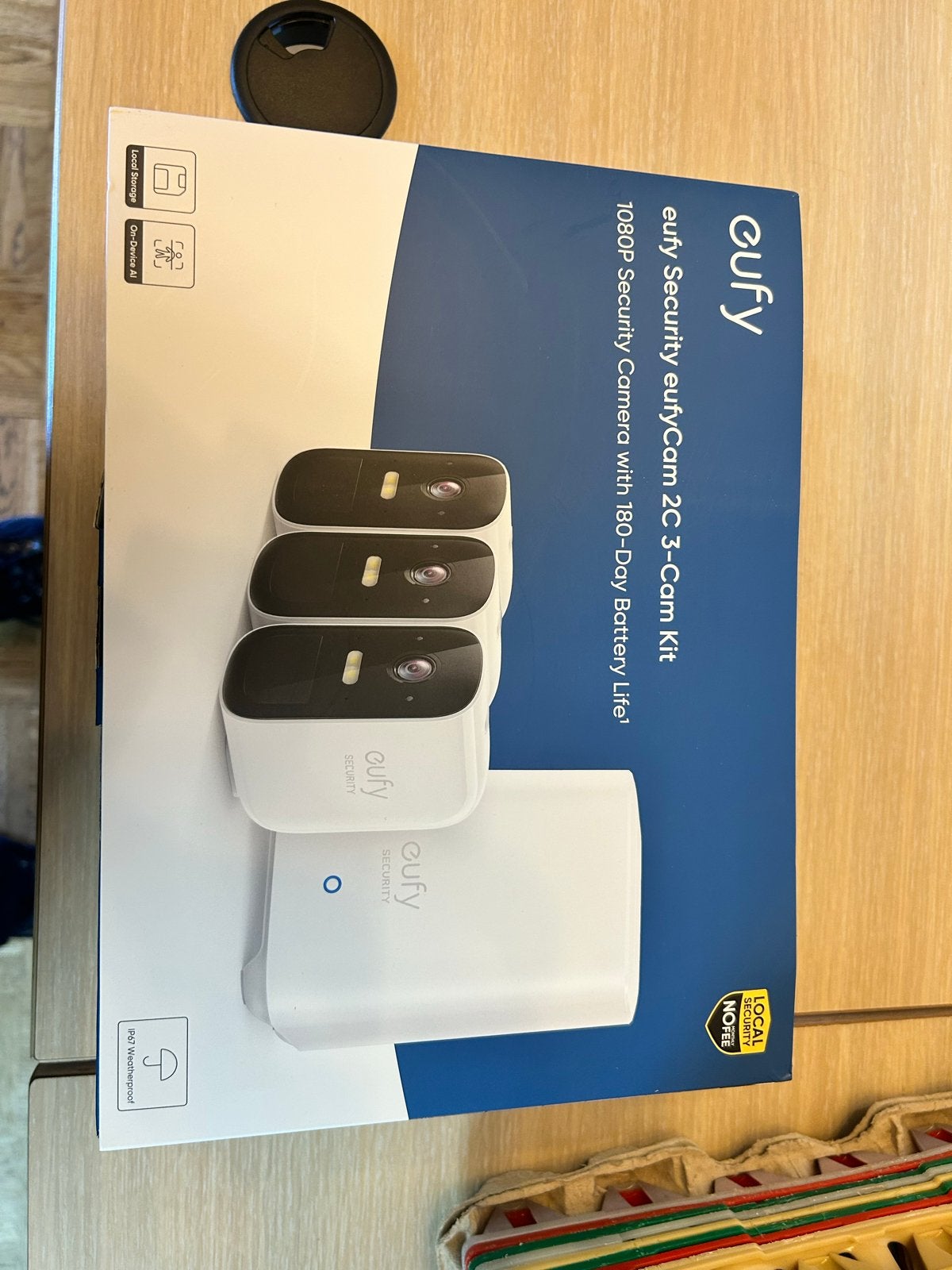 Eufy Security eufyCam 2C 3-Cam Kit - Nieuw in doos, Ophalen, Nieuw, Binnencamera