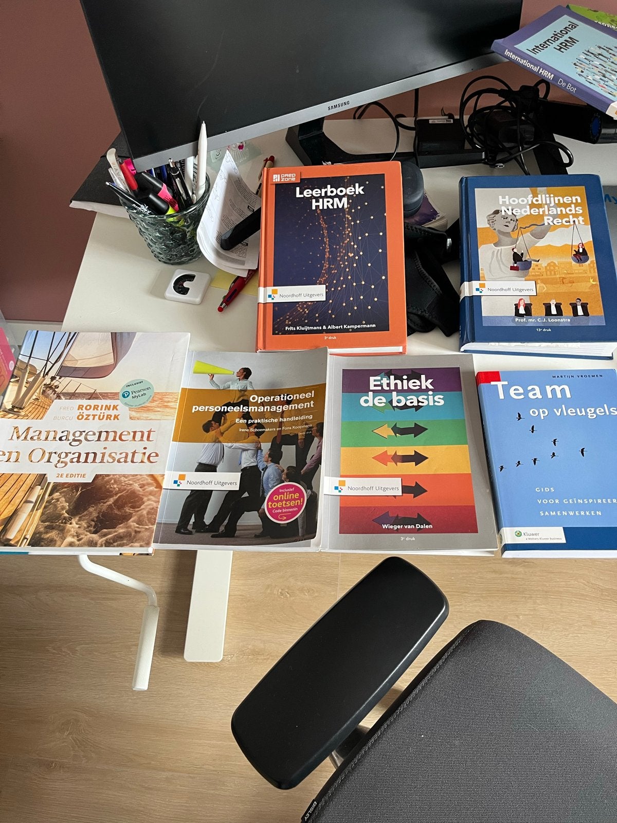 Diverse studieboeken HBO/WO - Management, Recht, HRM, Boeken, Ophalen of Verzenden, Gamma, Zo goed als nieuw, HBO