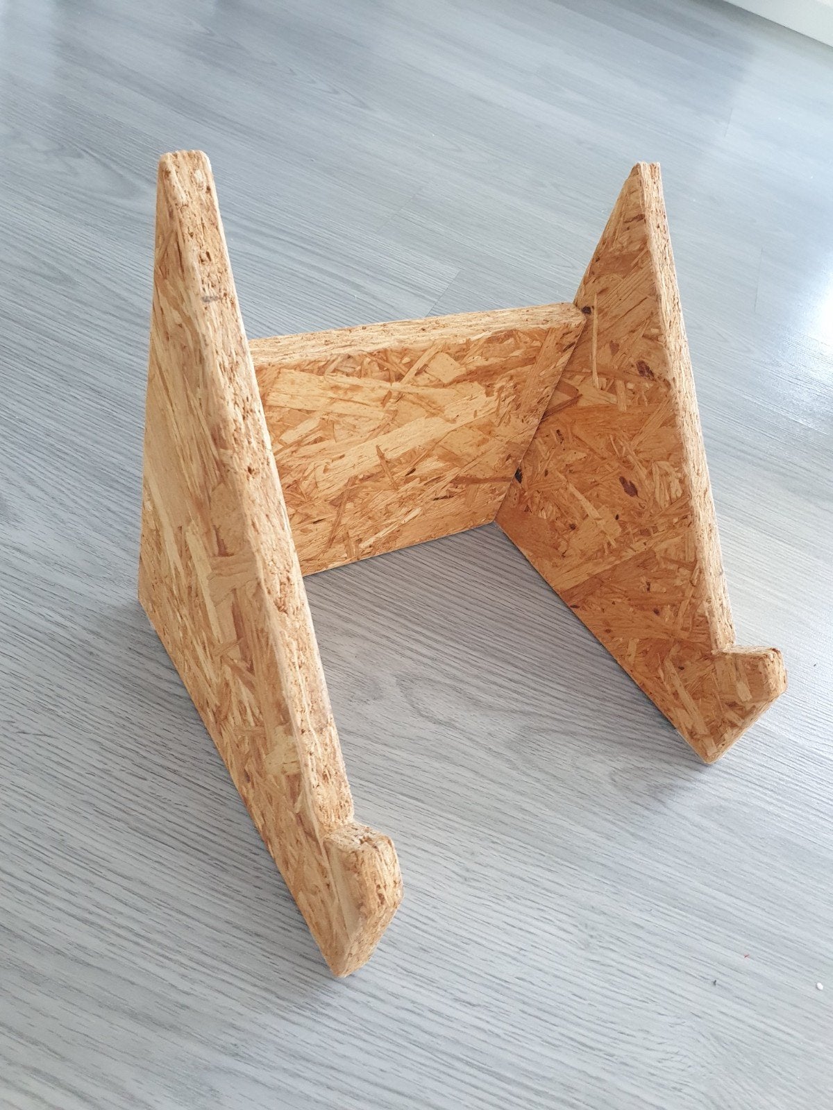 Houten DIY Laptop Standaard - Handgemaakt & Ergonomisch, Ophalen of Verzenden, Gebruikt, Handgemaakt