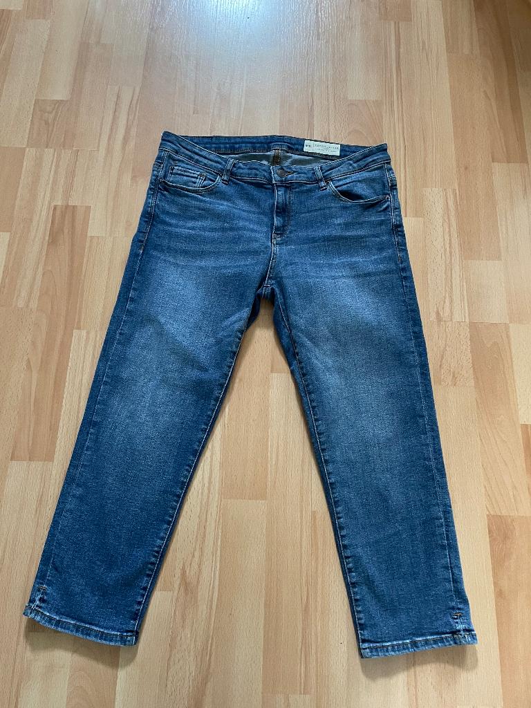 Esprit jeans Capri maat 31 blauw, Ophalen of Verzenden, Zo goed als nieuw, Blauw, W30 - W32 (confectie 38/40)