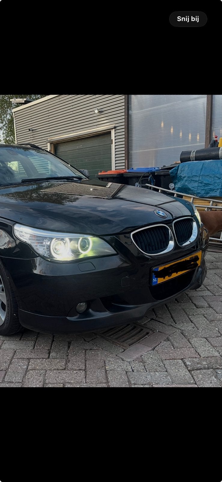 Bumperlip AC Schnitzer BMW E60 E61 520 525 530 bumper, Auto-onderdelen, Ophalen, Gebruikt, Voor, Bumper