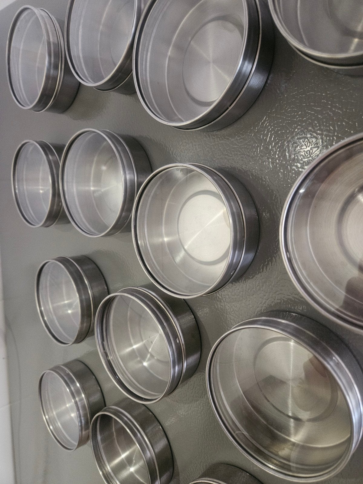 IKEA Grundtal magnetisch kruidenpotje met deksel, Ophalen, IKEA, Zilver, Metaal