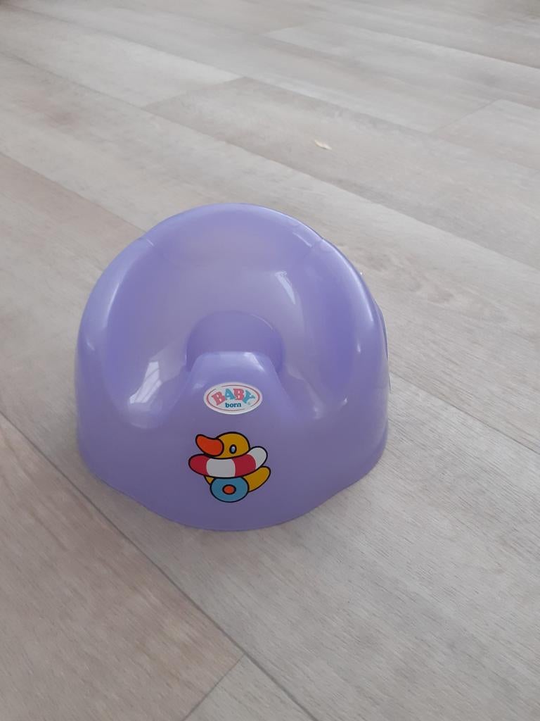 Babyborn plaspotje paars, Kinderen en Baby's, Speelgoed | Poppen, Ophalen of Verzenden, Gebruikt, Babypop