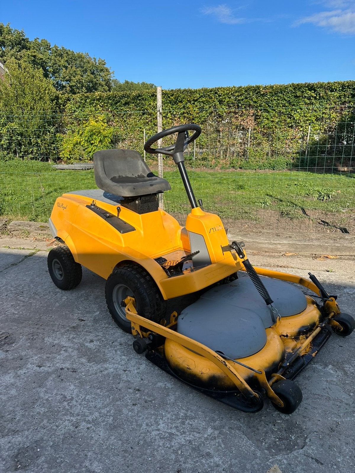 Stiga Villa Zitmaaier honda motor, elektrisch maaidek