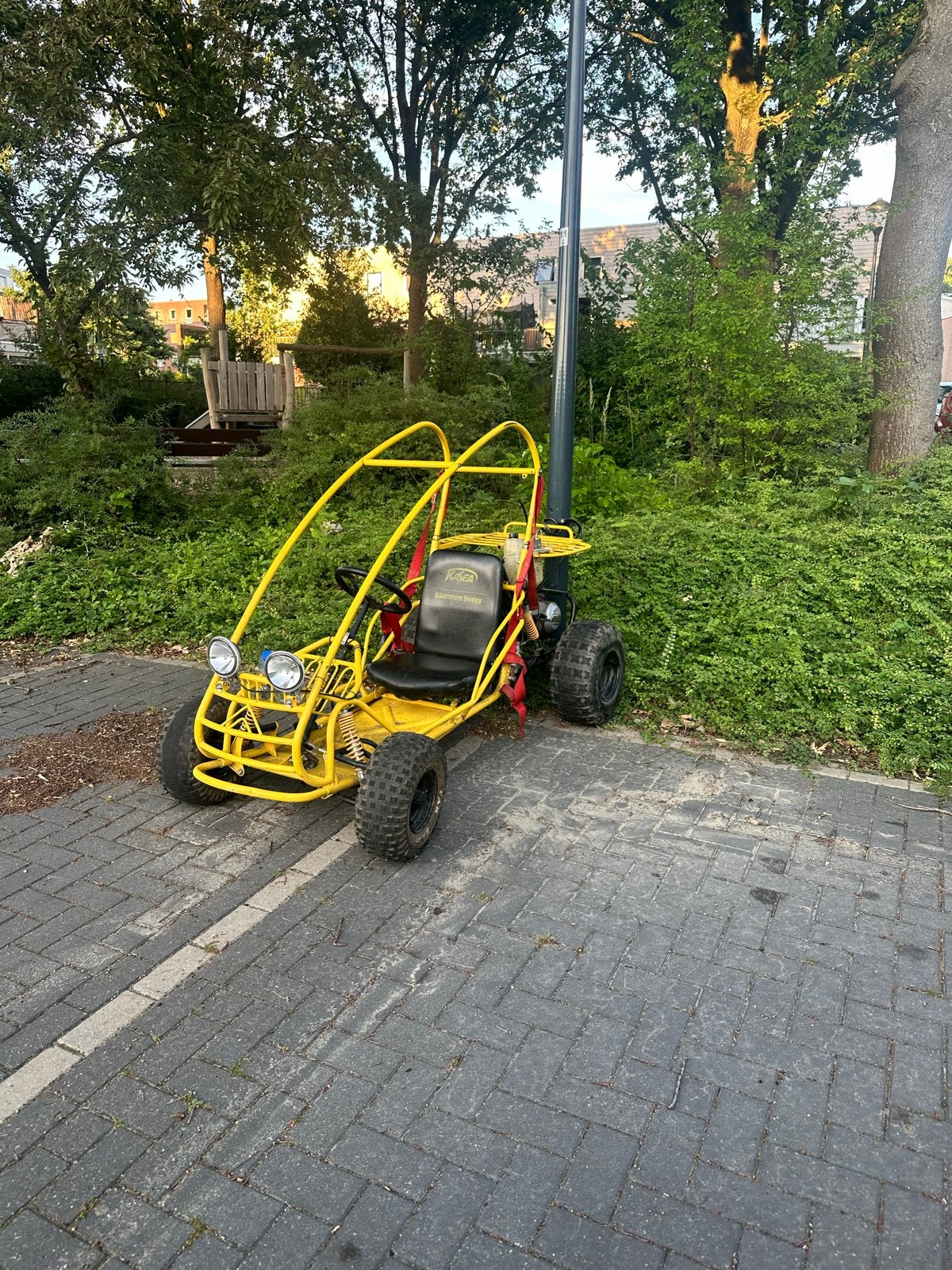 Cross buggy - Gele off-road kart voor avontuur, Sport en Fitness, Karting, Gebruikt, Kart, Ophalen