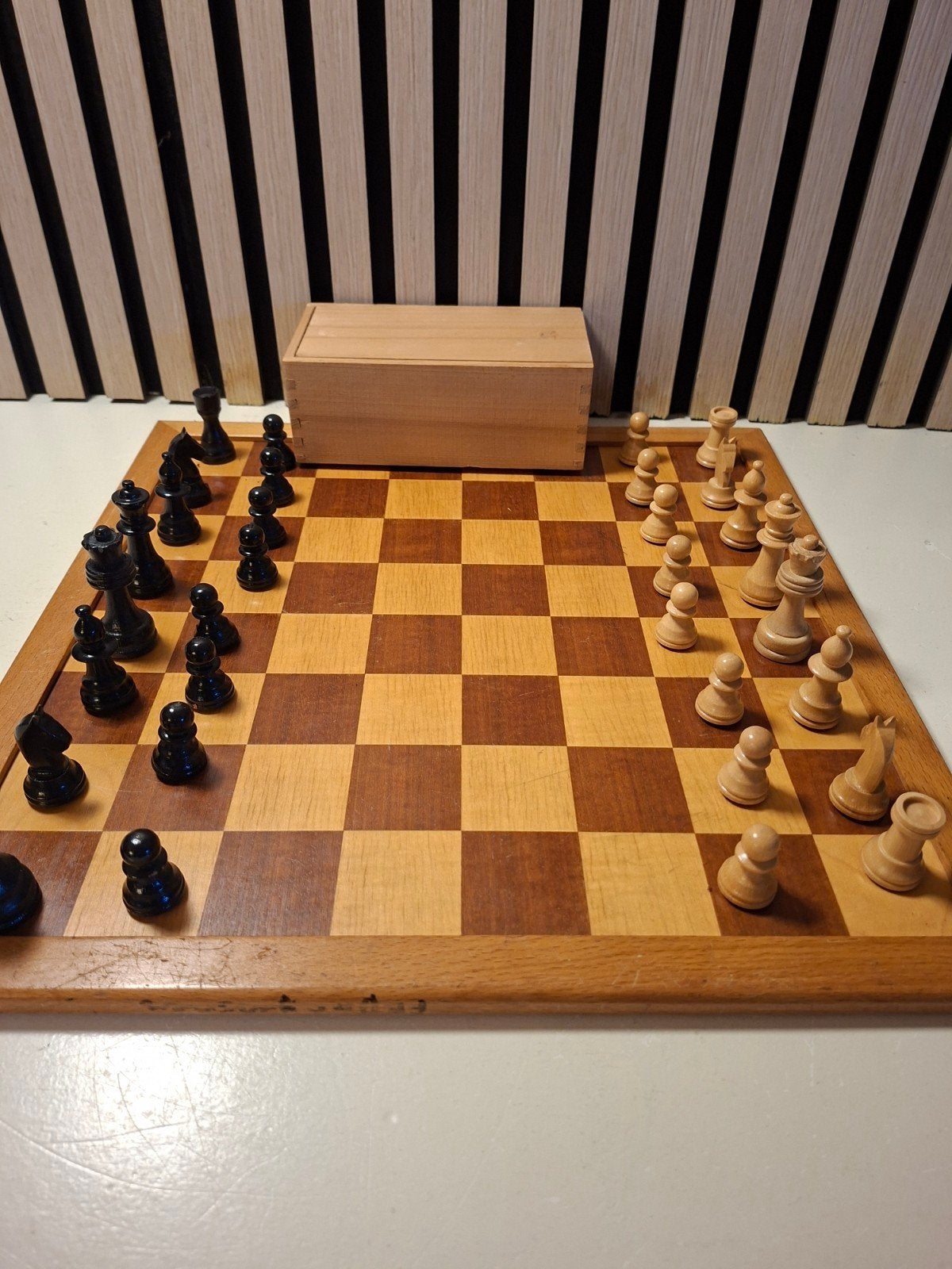houten schaakspel & damspel, Ophalen of Verzenden