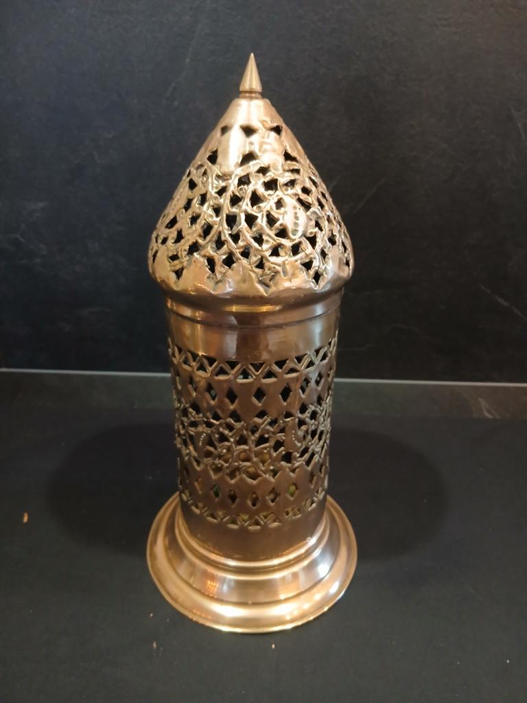 Oosterse koperen wierookbrander / decoratieve lamp, Antiek en Kunst, Antiek | Koper en Brons, Ophalen of Verzenden, Koper