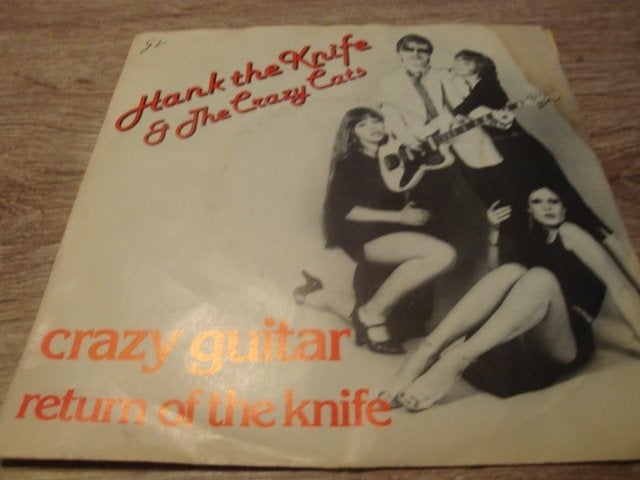 hank the knife/the crazy cats, Ophalen of Verzenden, Gebruikt, Pop, Overige typen