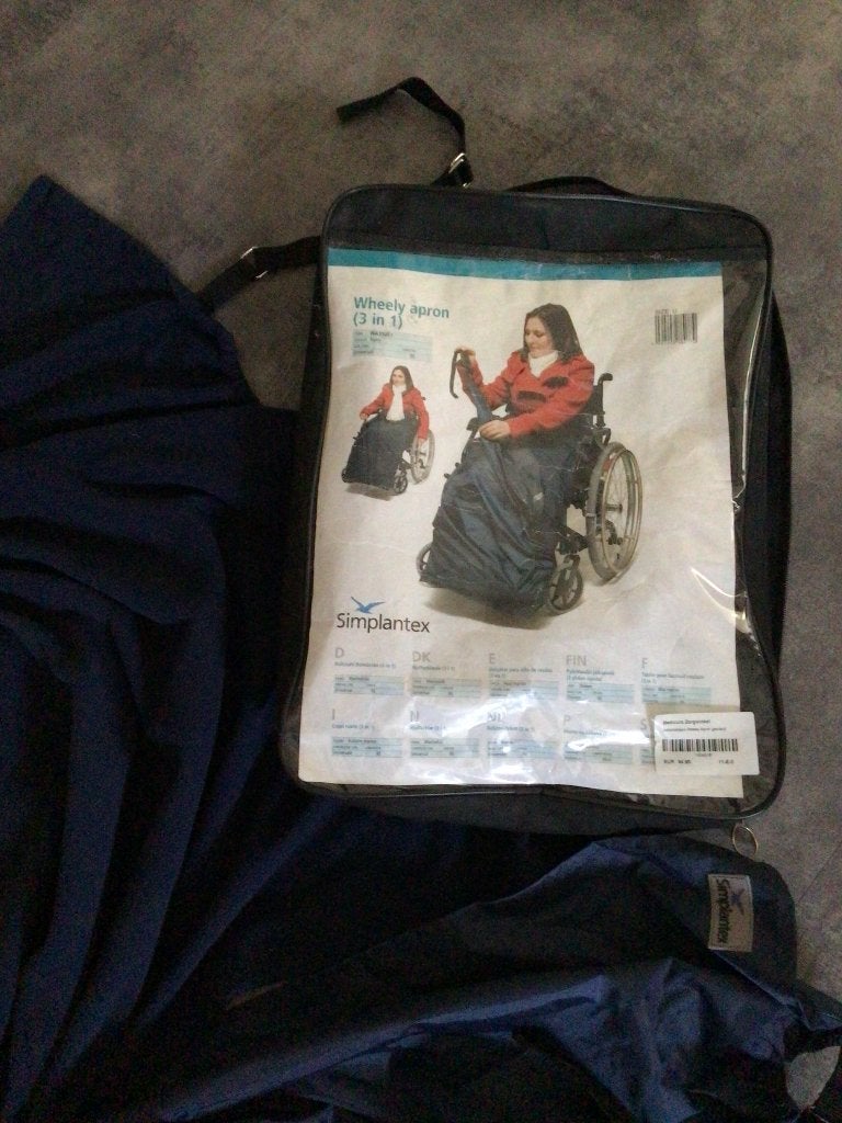 Rolstoel deken voor koude dagen en regen, Diversen, Rolstoelen, Ophalen, Gebruikt, Duwrolstoel