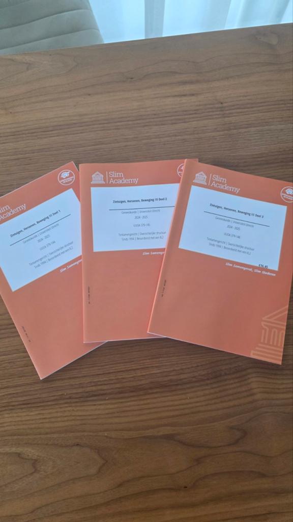Slim Academy Geneeskunde Utrecht: Zintuigen, Hersenen 3, Boeken, Studieboeken en Cursussen, Ophalen, Beta, Nieuw, WO