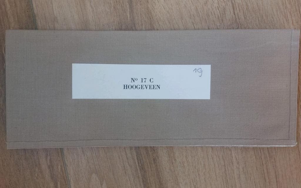 17C Hoogeveen Ruinen Echten Eursinge Nuil  Stafkaart 1965, Topografische Dienst Nederland, Ophalen of Verzenden, 1800 tot 2000