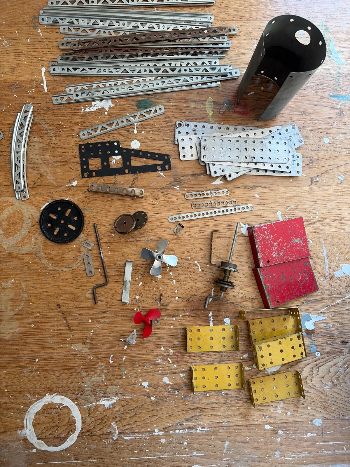 Erector delen te gebruiken icm Meccano/Märklin, Ophalen of Verzenden, Gebruikt, Overige merken