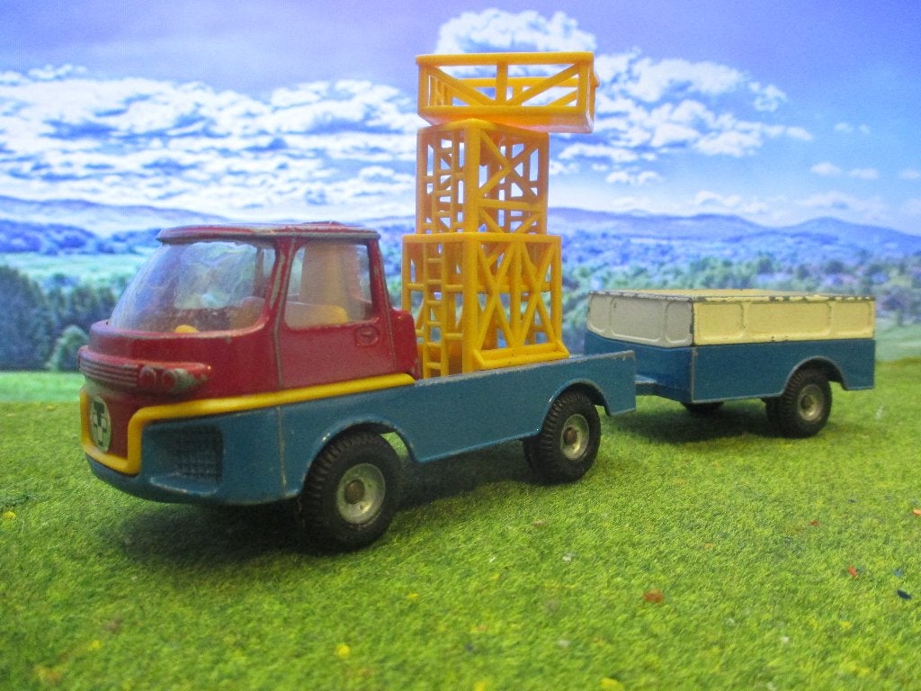 1:36 Turbine Truck Series - Corgi Qualitoys Tower wagon + tr, Ophalen of Verzenden, Gebruikt, Auto, Overige merken