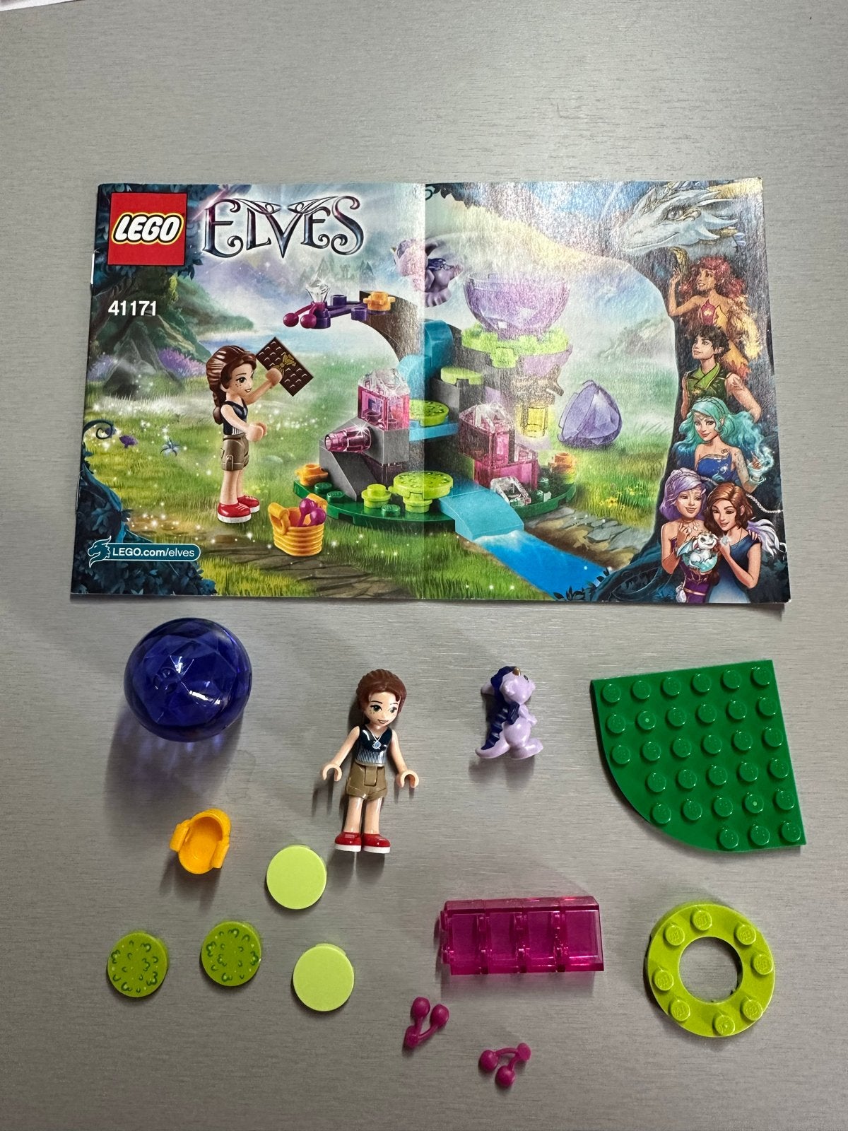 Lego Elves 41171 compleet, Gebruikt, Overige thema's, Lego, Ophalen of Verzenden