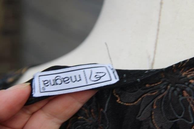 Tuniek zwart/ bruin Magna mt 52-54 Vaste prijs OPRUIMING, Ophalen of Verzenden, Blouse of Tuniek, Zwart, Magna