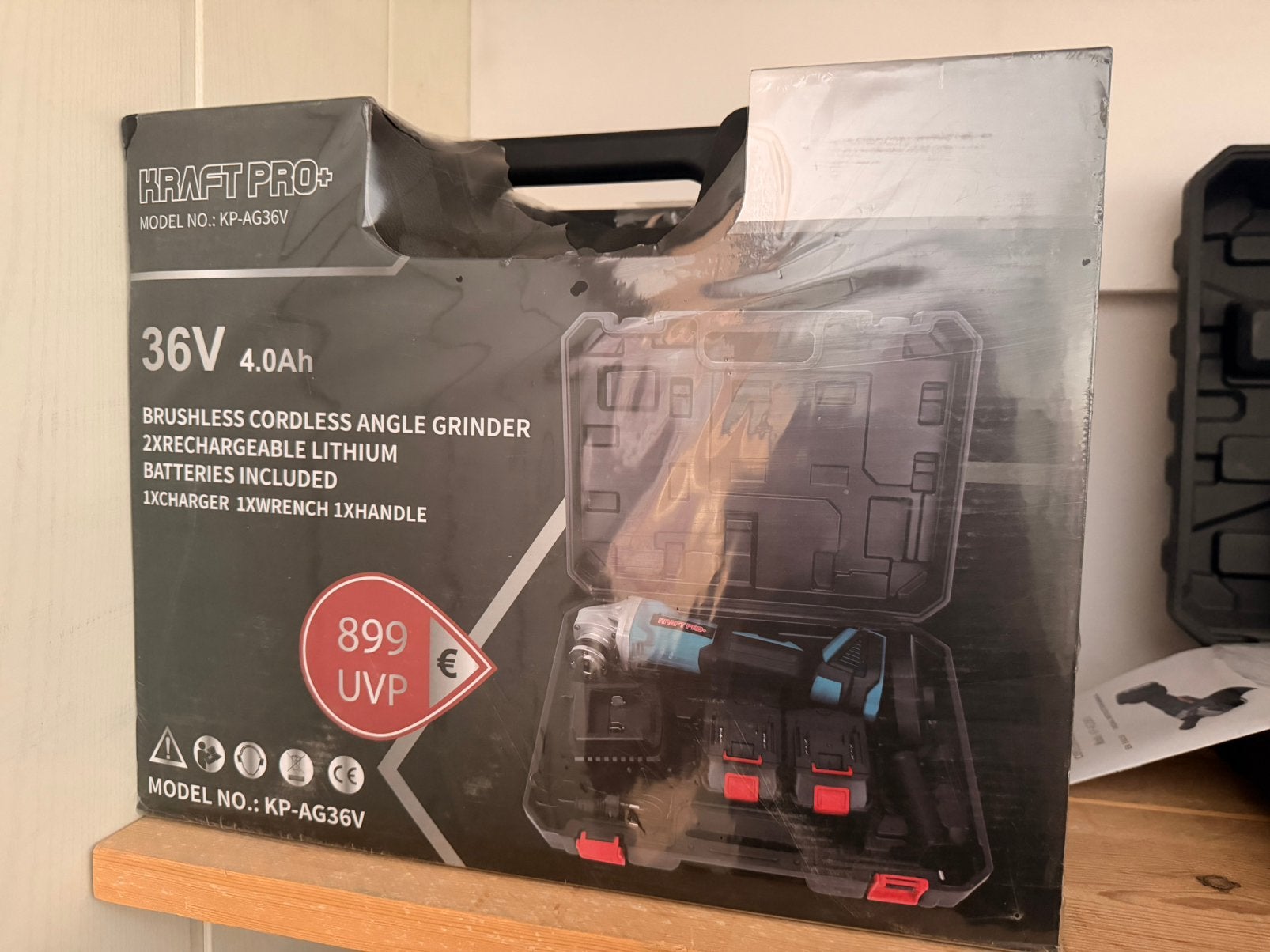 KRAFT PRO+ 36V Accu Slijptol  Compleet met 2 Accu's, Ophalen, -, -, Nieuw