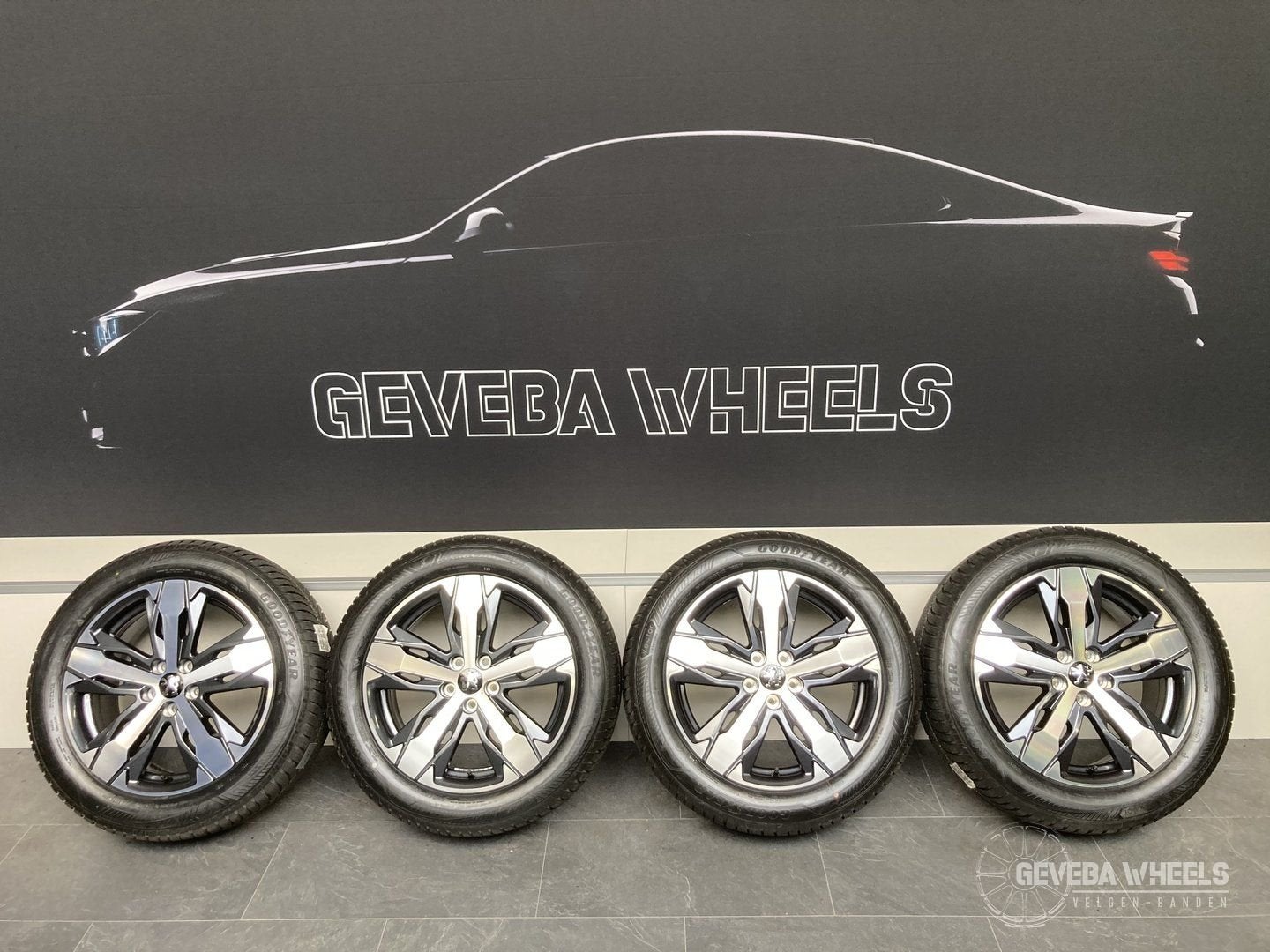 18” originele Peugeot 3008 / 5008 velgen + allseason banden, Auto-onderdelen, 18 inch, Gebruikt, -, -