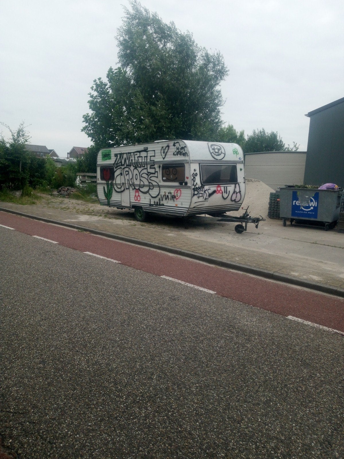 festival caravan, Ophalen