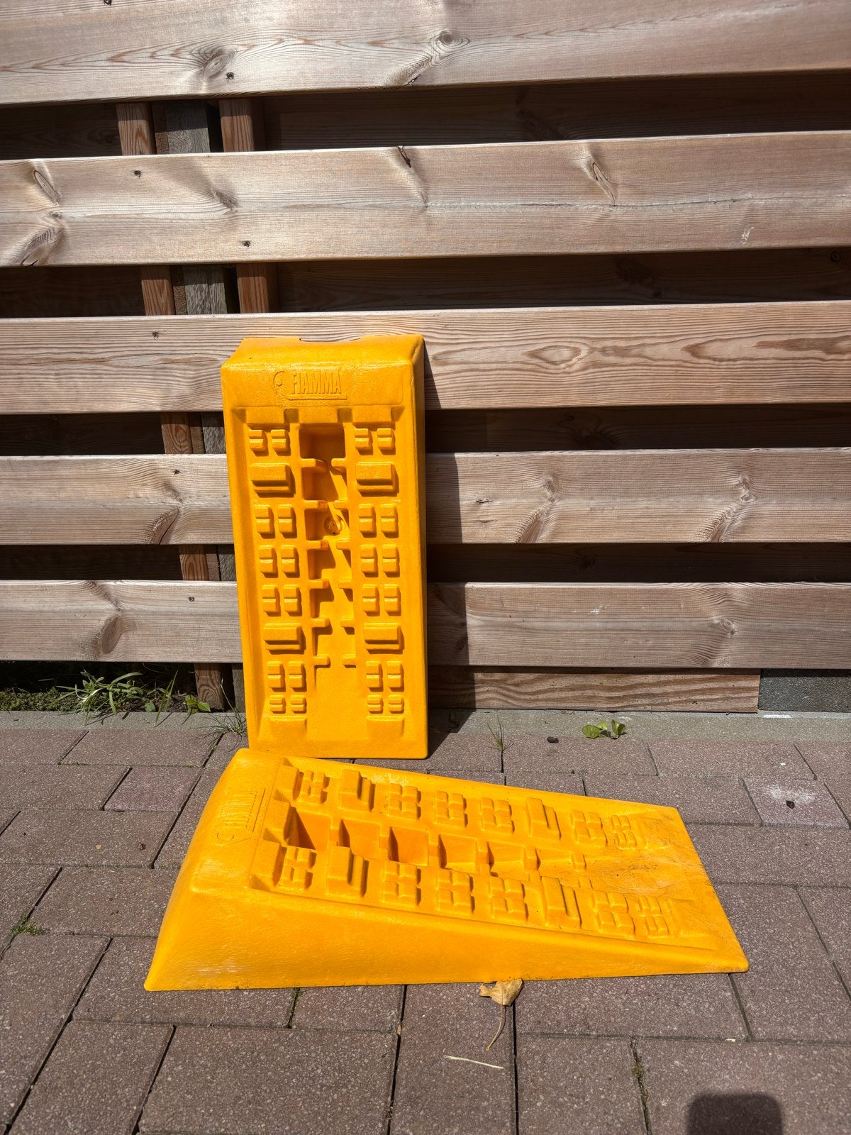Fiamma Jumbo Level Blok - Camper/Caravan Leveling Blocks, Ophalen, Zo goed als nieuw