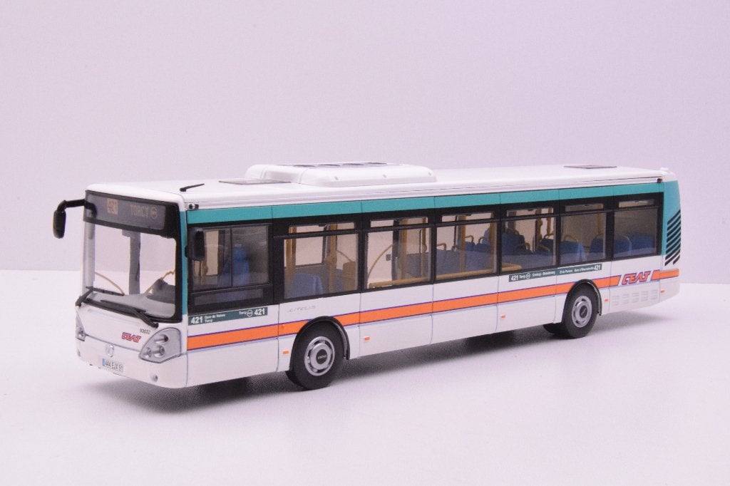 Iveco Iris bus  '' Atelis  ''  Norev 1/43, Ophalen of Verzenden, Zo goed als nieuw, Bus of Vrachtwagen, Norev