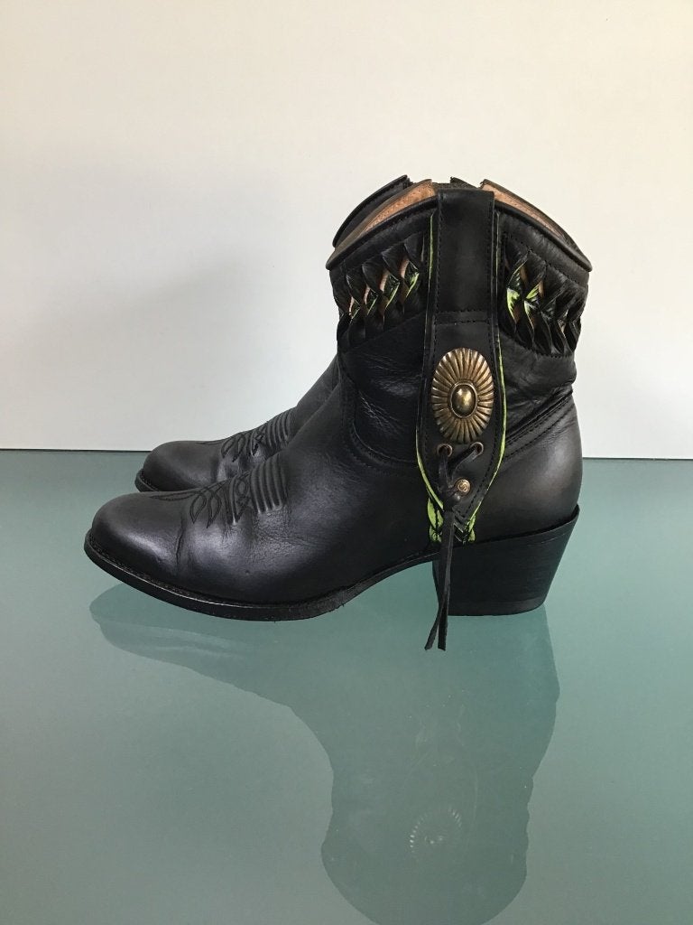 Sendra 37 bruin zwart | Boho leren boots | Gratis verzenden, Sendra, Bruin, Verzenden, Lage of Enkellaarzen