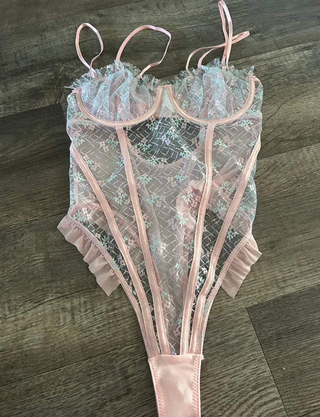 Shein body roze, maat M, Ophalen of Verzenden, Roze, Body of Korset