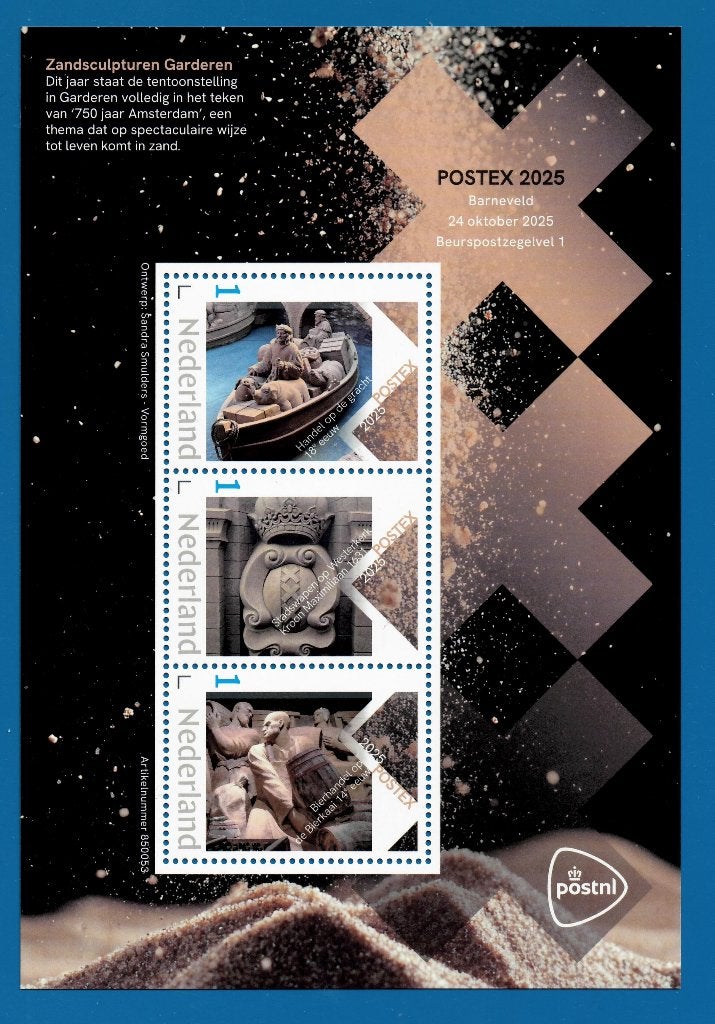 Jaar 2025 NVPH nnb Beurspostzegels Postex nr. 1 2025., Postzegels en Munten, Postzegels | Nederland, Ophalen of Verzenden, Na 1940