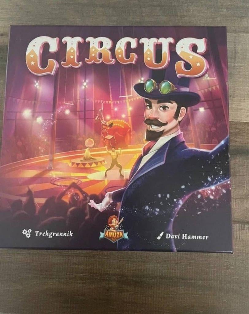 Circus - Bordspel, Een of twee spelers, Ophalen of Verzenden, Zo goed als nieuw, Amuza