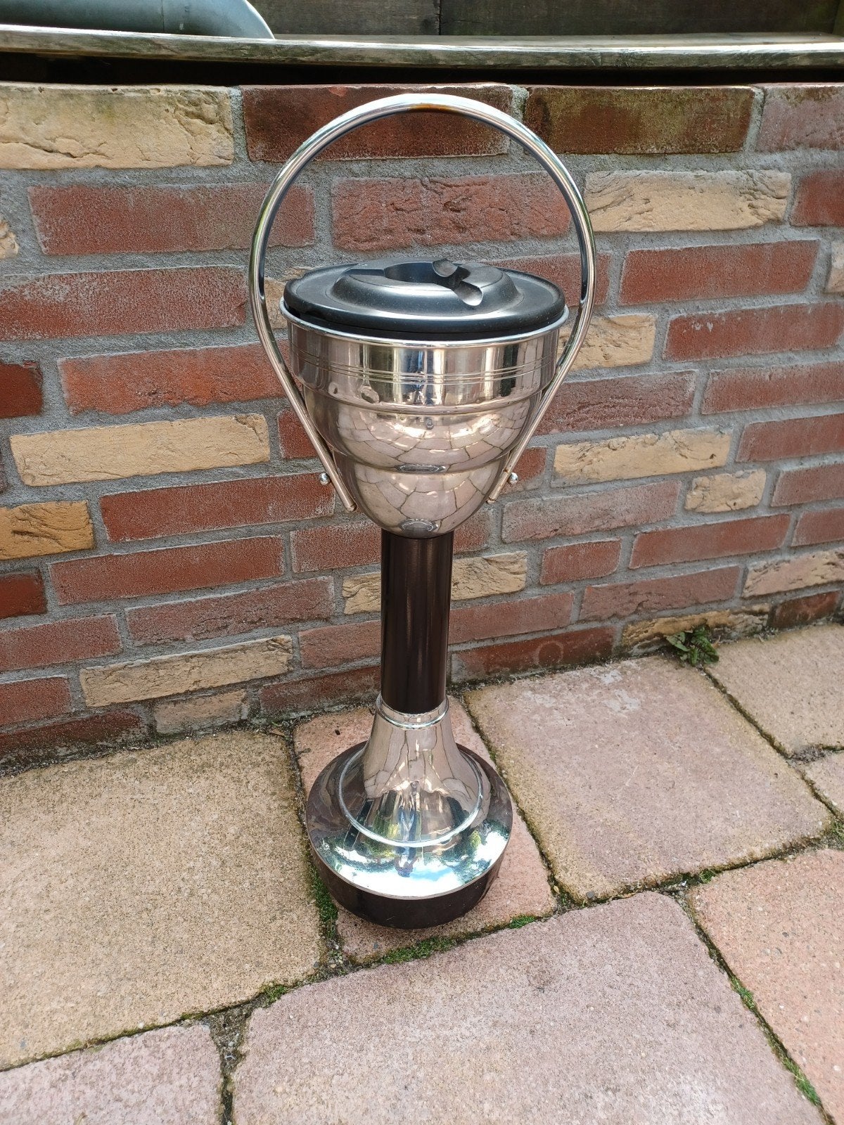 Vintage jaren 60/70 staande asbak, Ophalen of Verzenden, Huis en Inrichting