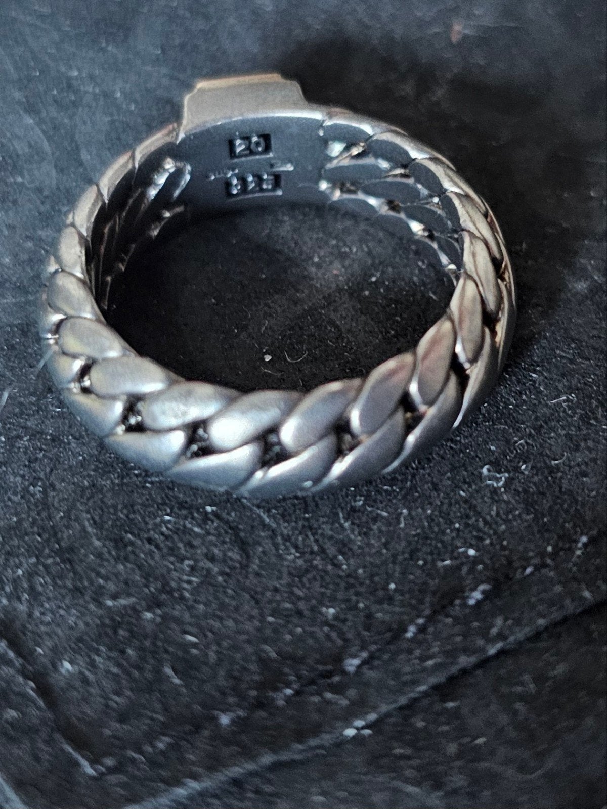 Buddha to Buddha Ben Small Ring - Zwart Rhodium Zilver, Ophalen of Verzenden