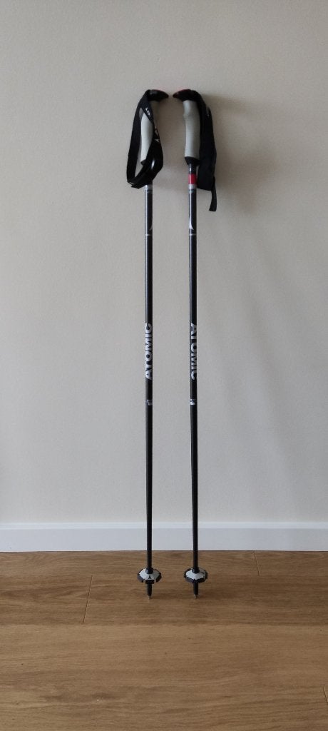 Ski stokken van Atomic, Ophalen, Stokken, 100 tot 140 cm, Zo goed als nieuw