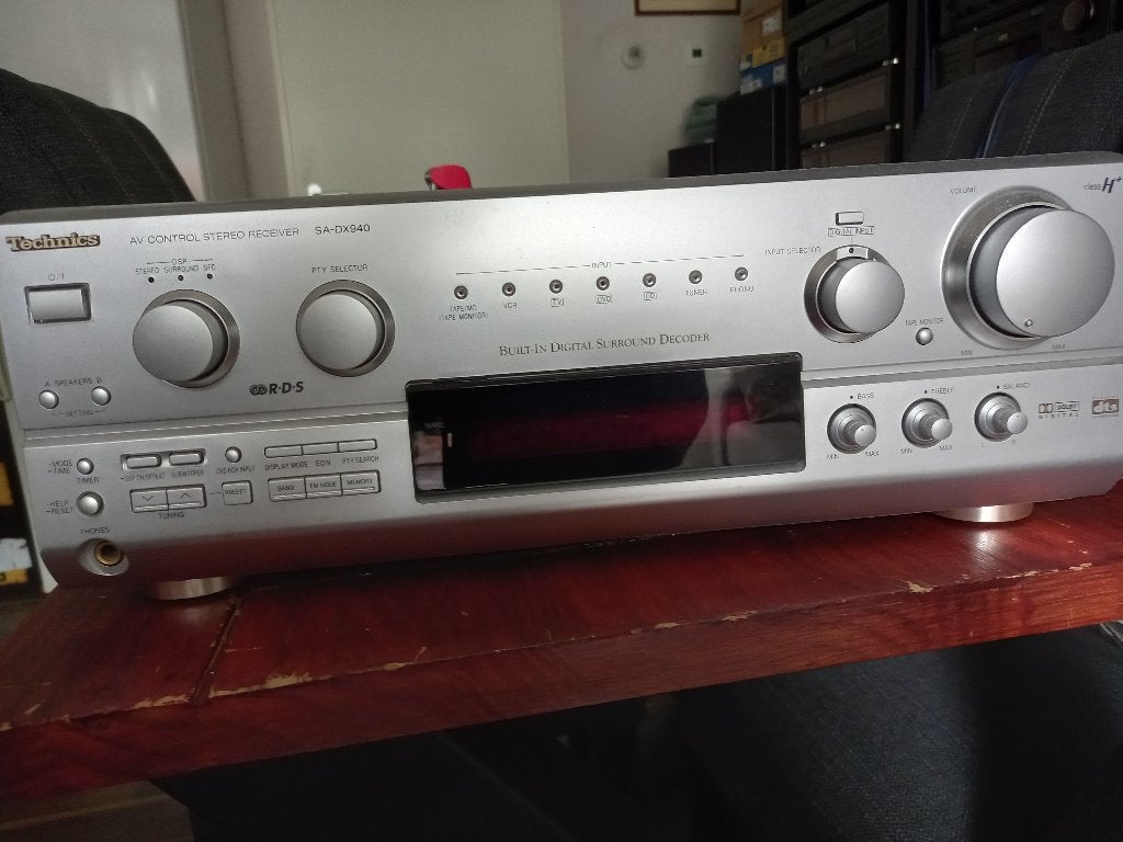 Technics SA-DX940 Reciever, Ophalen of Verzenden, Gebruikt, 120 watt of meer, Overige merken