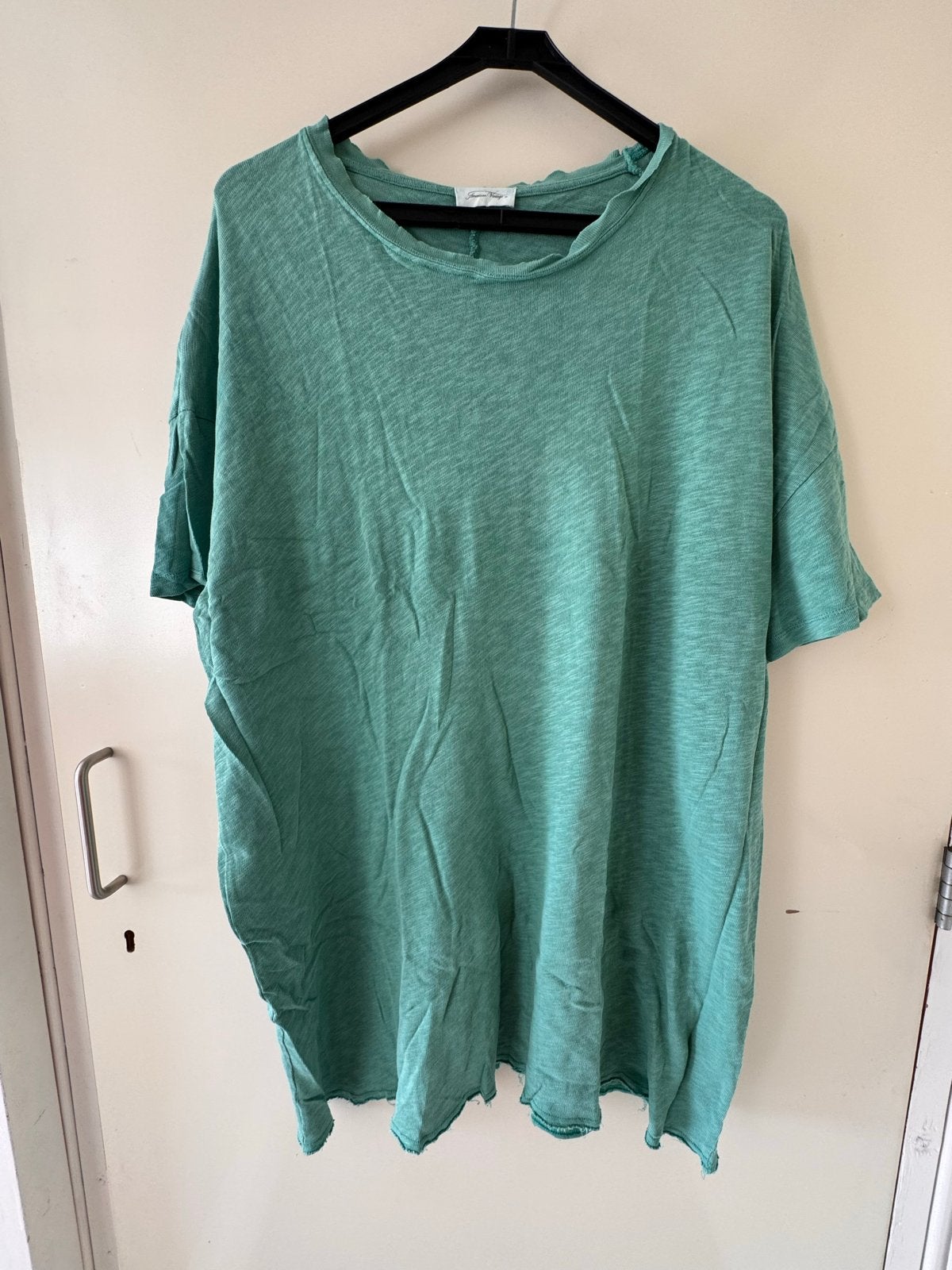 American Vintage ruimvallend T-shirt smaragd maat 48/50, Kleding | Dames, T-shirts, Maat 46/48 (XL) of groter, Ophalen of Verzenden