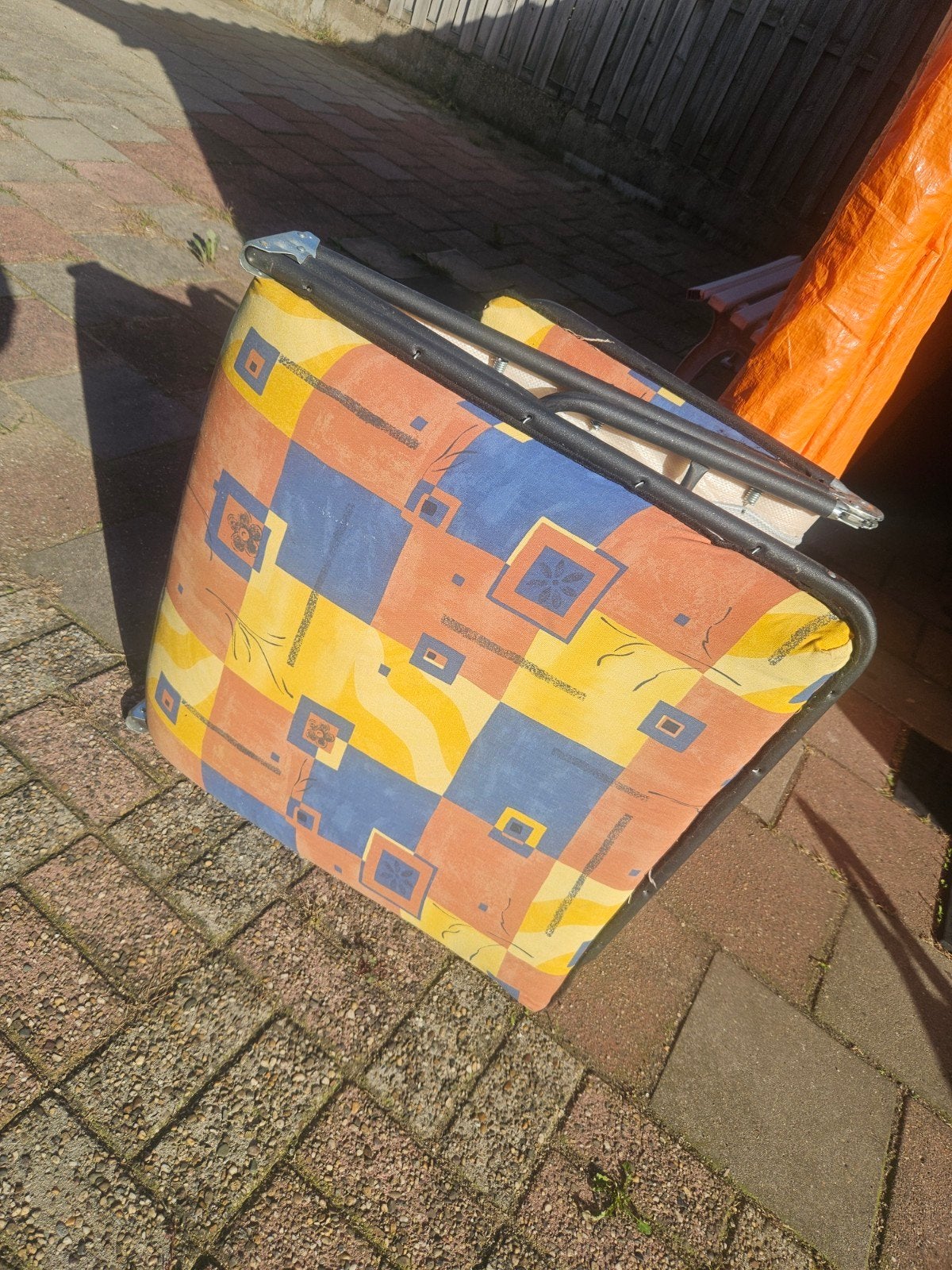 Opvouwbaar stretchbed, Ophalen, Eenpersoons, Overige kleuren, Metaal