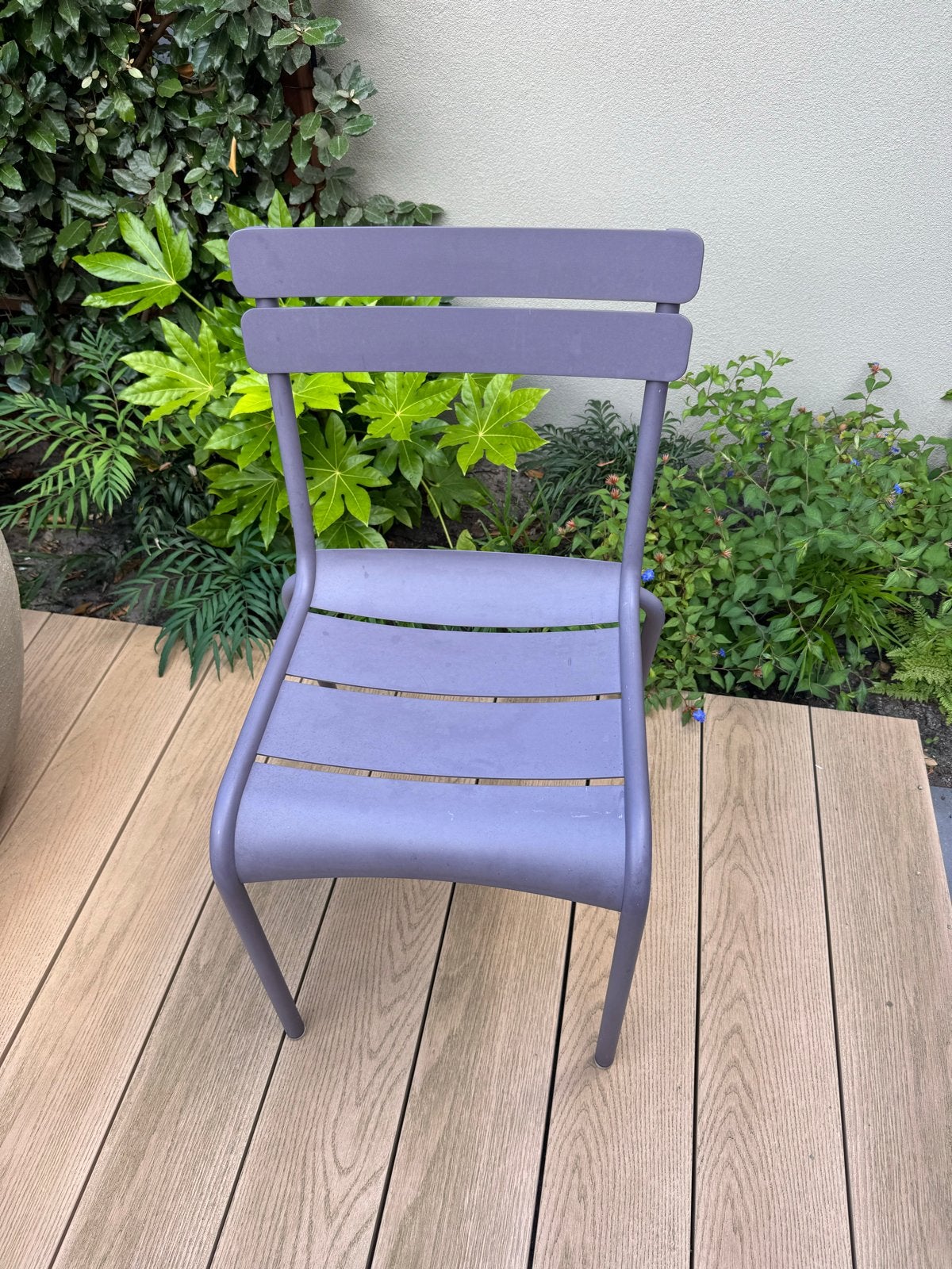 Fermob Luxembourg stoel, Tuin en Terras, Ophalen, Gebruikt, Aluminium, Stapelbaar