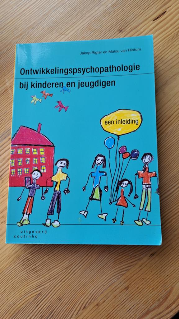 Ontwikkelingspsychopathologie bij kinderen en jeugdigen, Boeken, Studieboeken en Cursussen, Zo goed als nieuw, Gamma, Jakop Rigter en Malou van Hintum