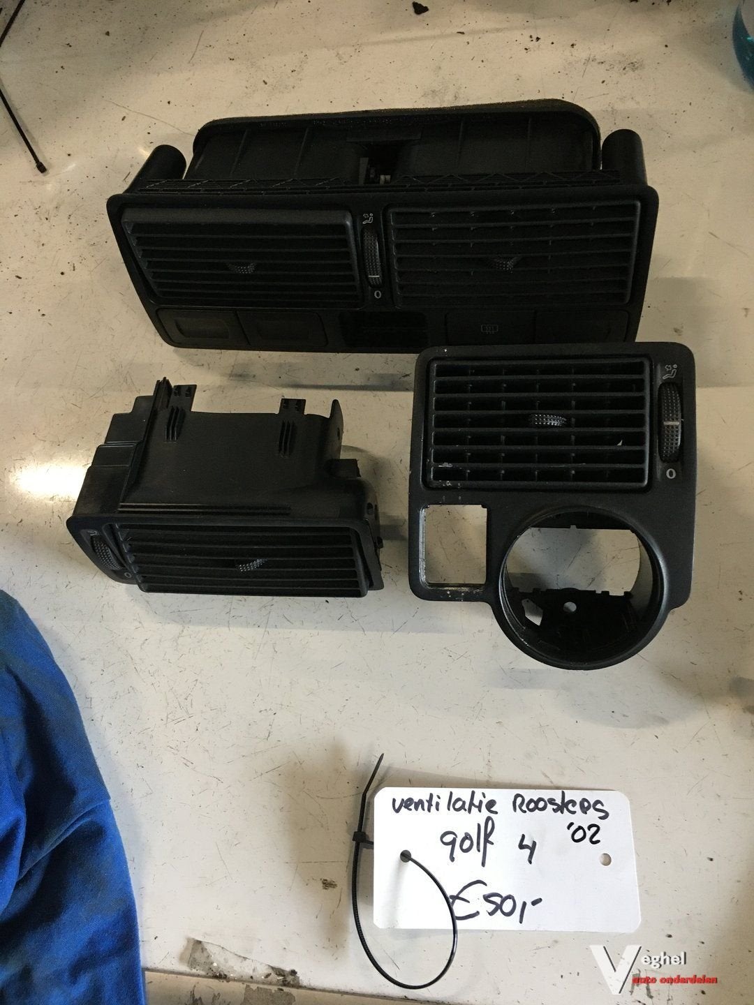 Vw Golf 4 2002 Luchtrooster set
