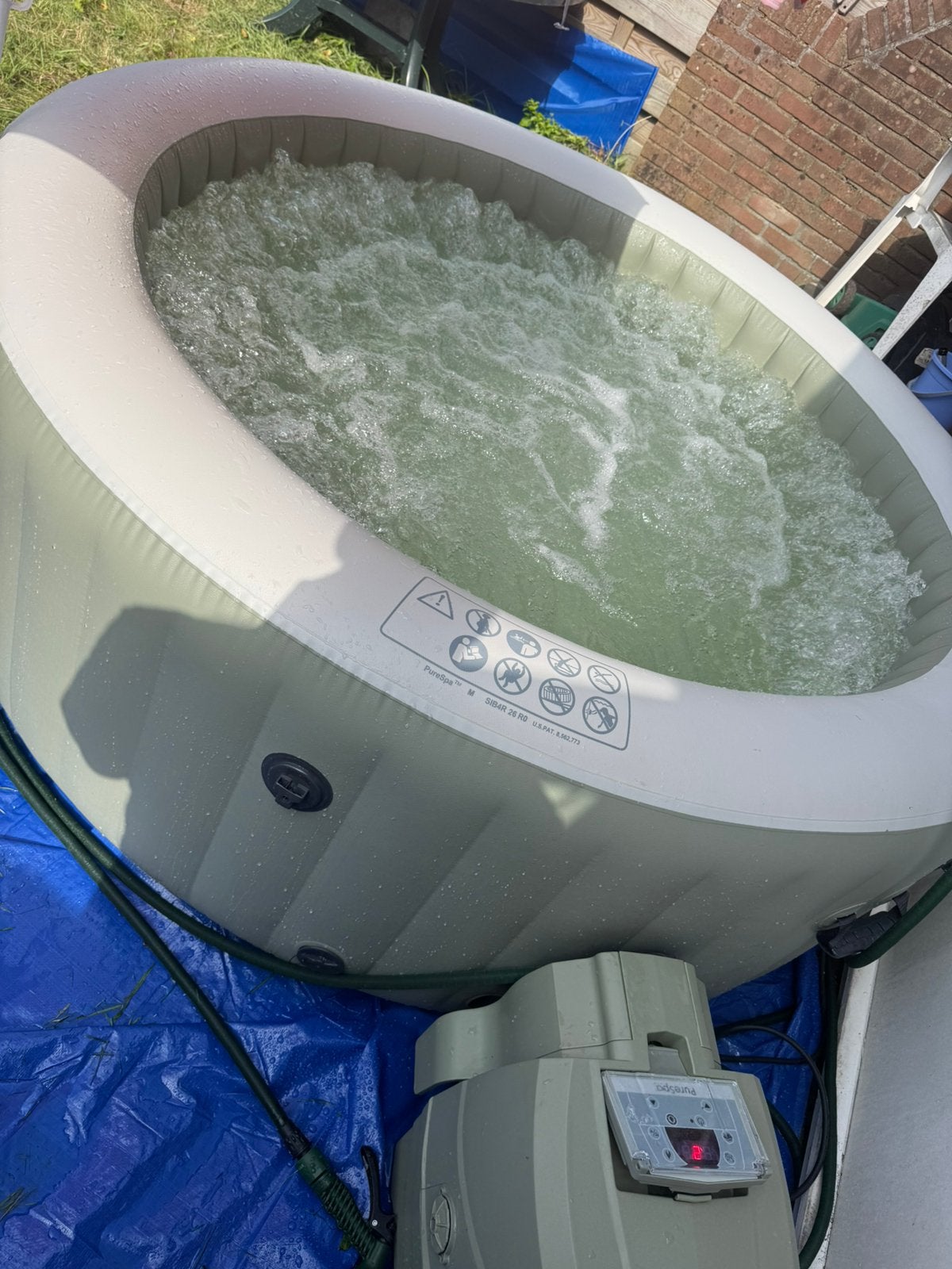 Intex bubble massage jacuzzi, Ophalen, Zo goed als nieuw