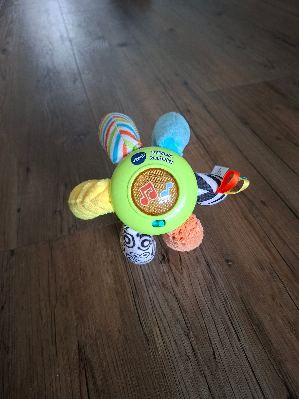 vtech kiekeboe knuffelbal, Ophalen of Verzenden, Zo goed als nieuw, Overige typen, Met licht