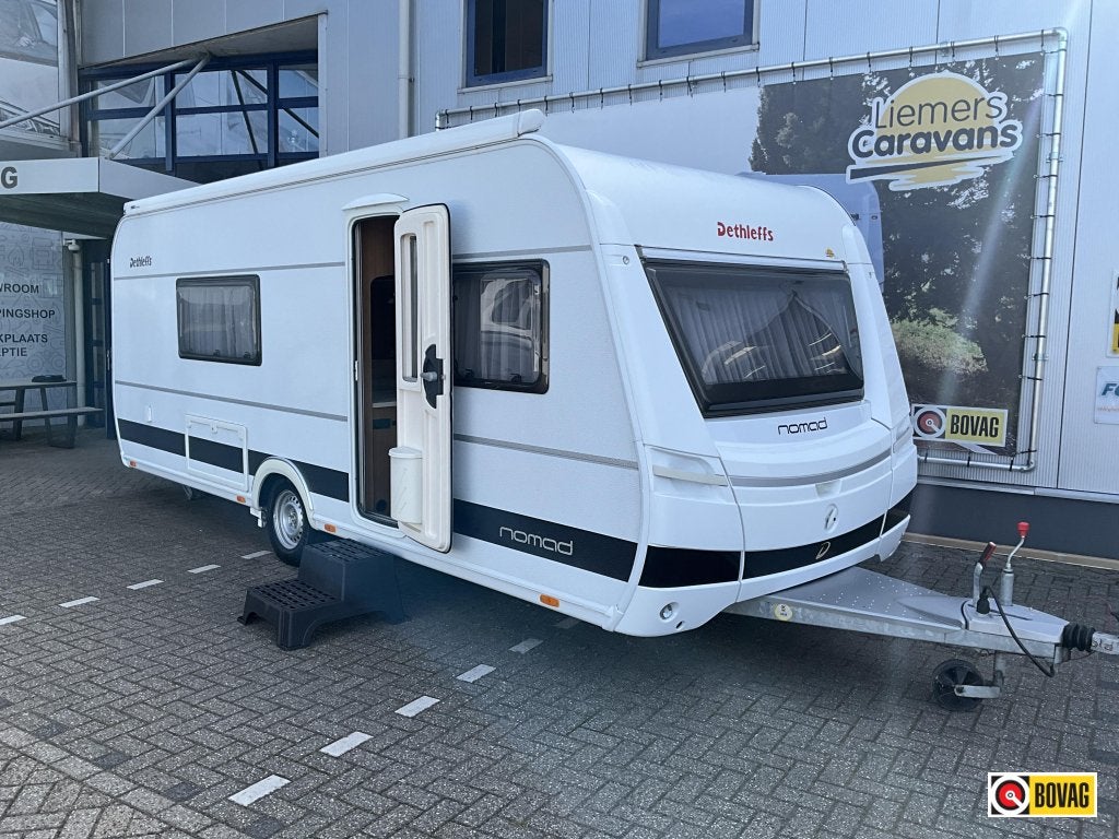 Dethleffs Nomad 520 RET DOUCHE-MOVER-ENKEL BED, Caravans en Kamperen, Rondzit, Bedrijf, Dethleffs, Overige typen