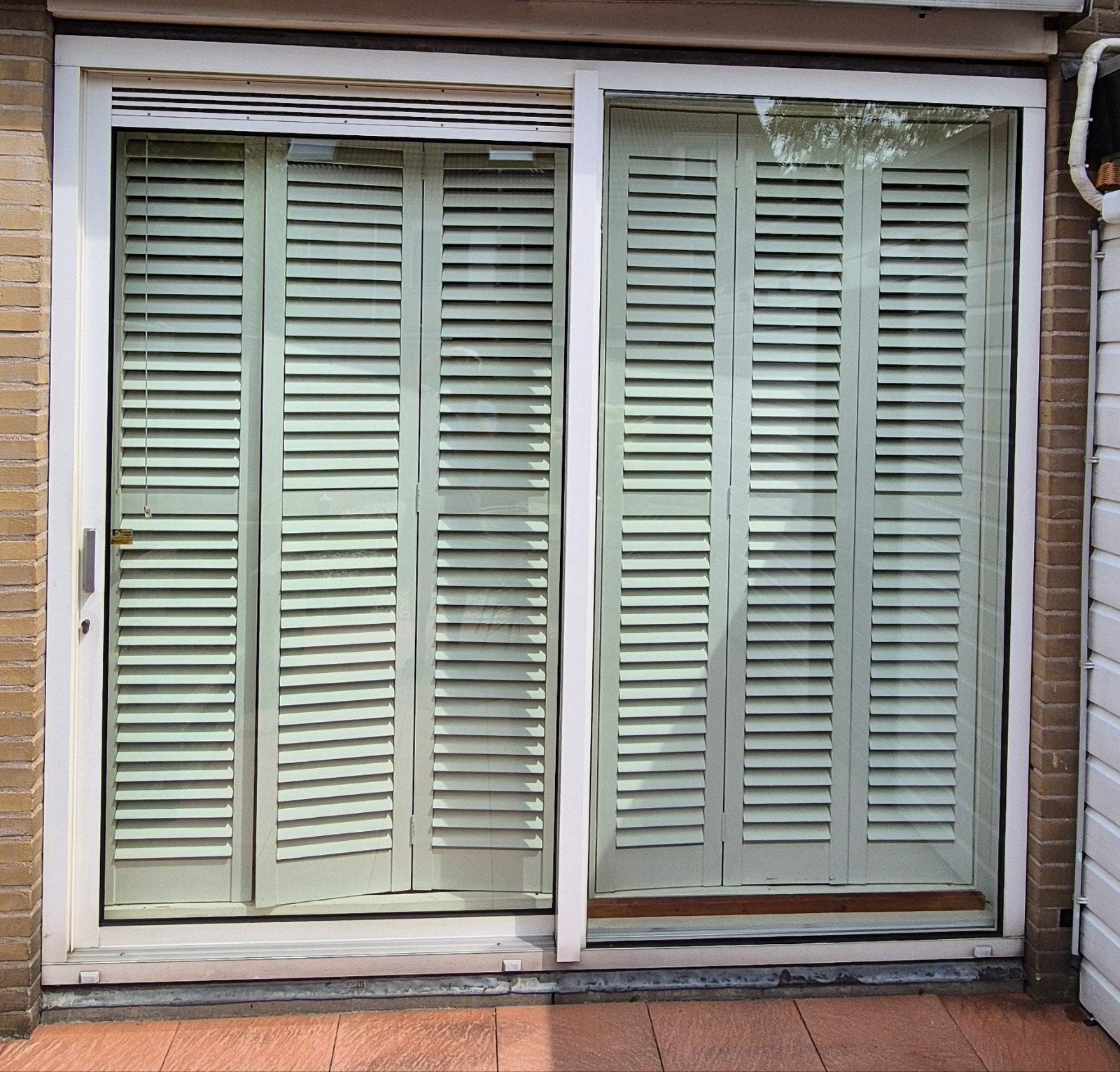 Schuifpui van Aluminium (260cm x 245 cm)m, Doe-het-zelf en Verbouw, Kozijnen en Schuifpuien, Ophalen, 225 cm of meer, Aluminium