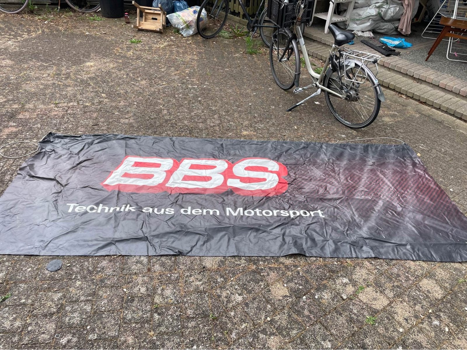 Originele BBS Motorsport banner 140x335 cm, Auto diversen, Ophalen of Verzenden, Gebruikt