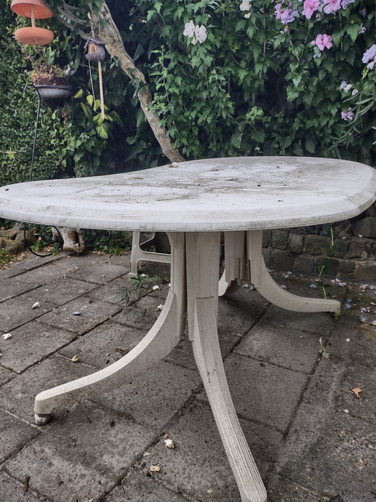 Tuintafel, Ophalen, Gebruikt, Rechthoekig, Kunststof