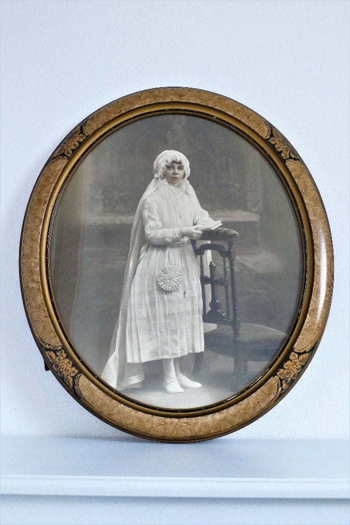 Schilderijlijst / fotolijst, goud/bruin/zwart, 71 bij 61 cm, Huis en Inrichting, Woonaccessoires | Lijsten, Ophalen, Bruin, Gebruikt