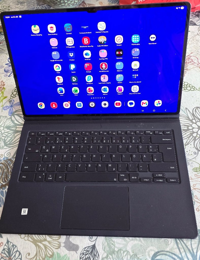 Samsung Tab S8 Ultra, WiFi, 8 GB met 128 GB opslag., Computers en Software, Ophalen, Uitbreidbaar geheugen, Samsung Tab S 8 Ultra