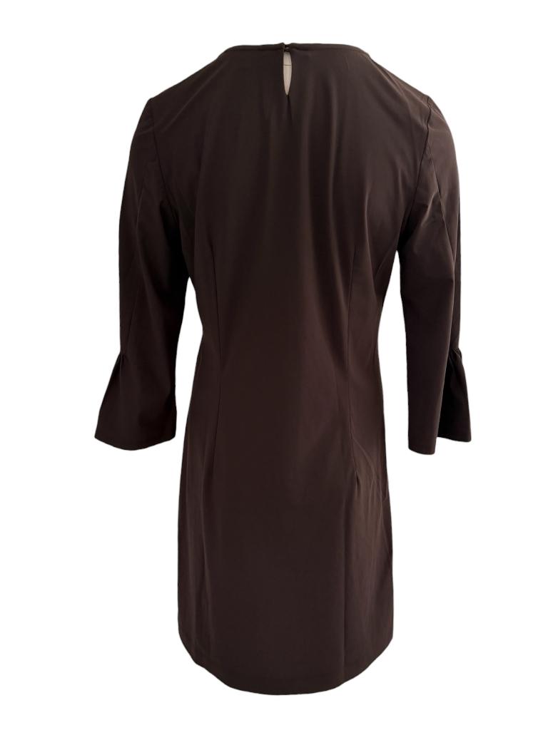 LaDress jurk M, Maat 38/40 (M), Bruin, Ophalen of Verzenden, Zo goed als nieuw