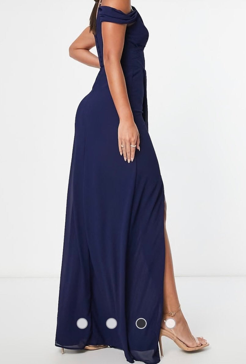 Prachtige bruidsmeisjes jurk/gala jurk- blauw als nieuw! 42, Kleding | Dames, Trouwkleding en Trouwaccessoires, Ophalen of Verzenden
