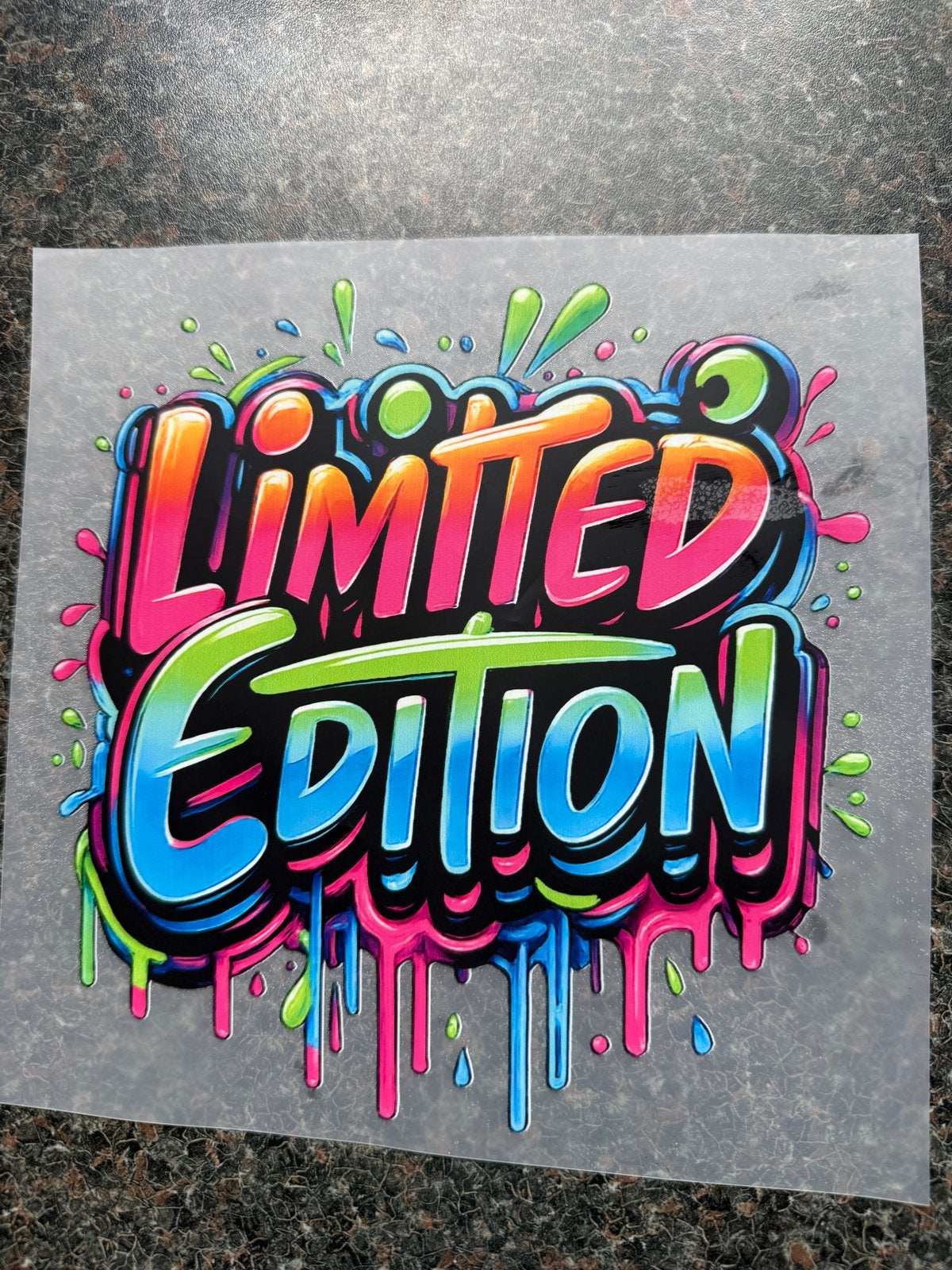 Limited Edition DTF Transfer - Kleurrijke Applicatie, Ophalen of Verzenden, Nieuw, Overige applicaties